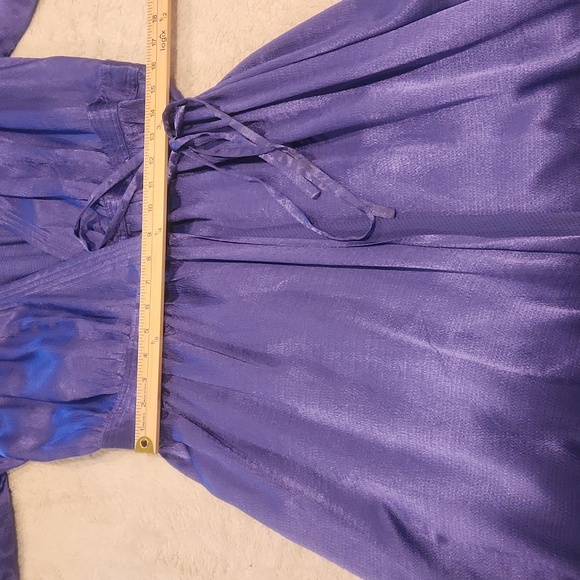 MAEVE by Anthropologie Purple Wrap Dress Sz Large NEW Never Worn, No Tags - Picture 10 of 11